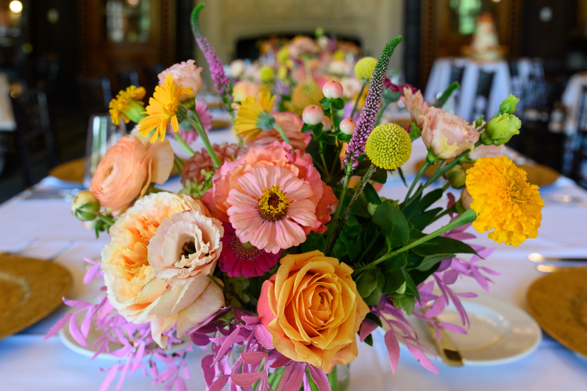 floral arrangements for 50ths wedding anniversary and vow renewal