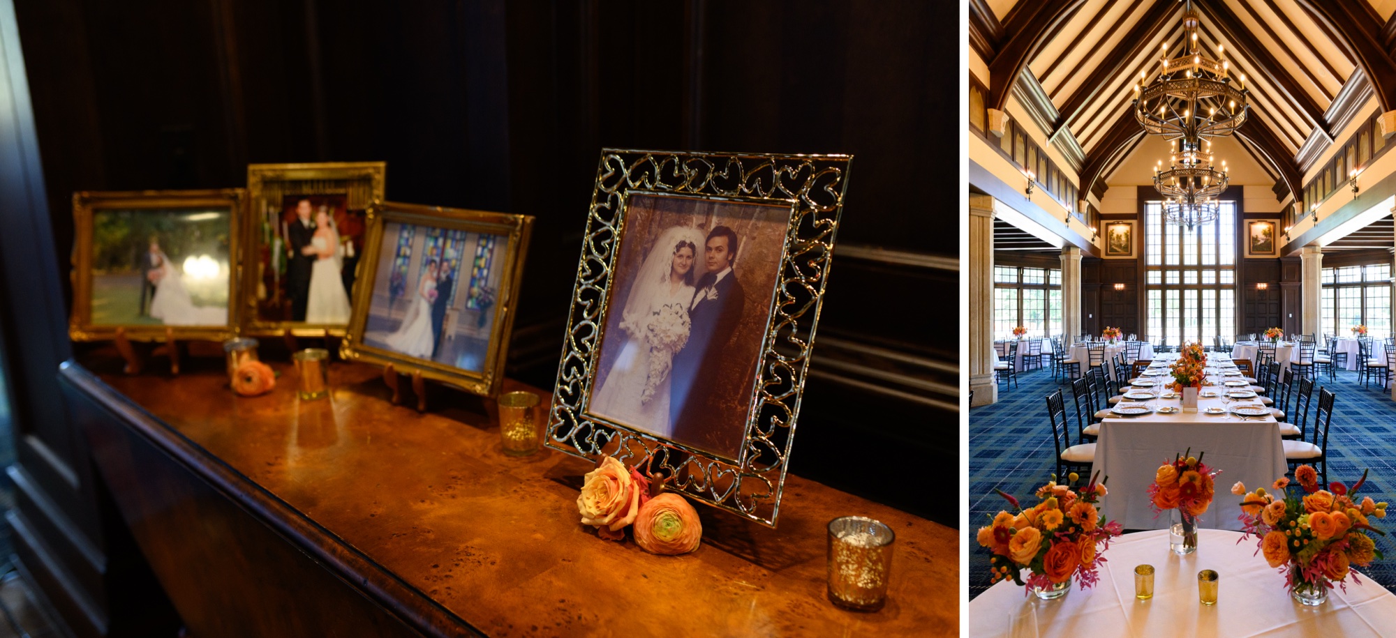 50th anniversary photo display