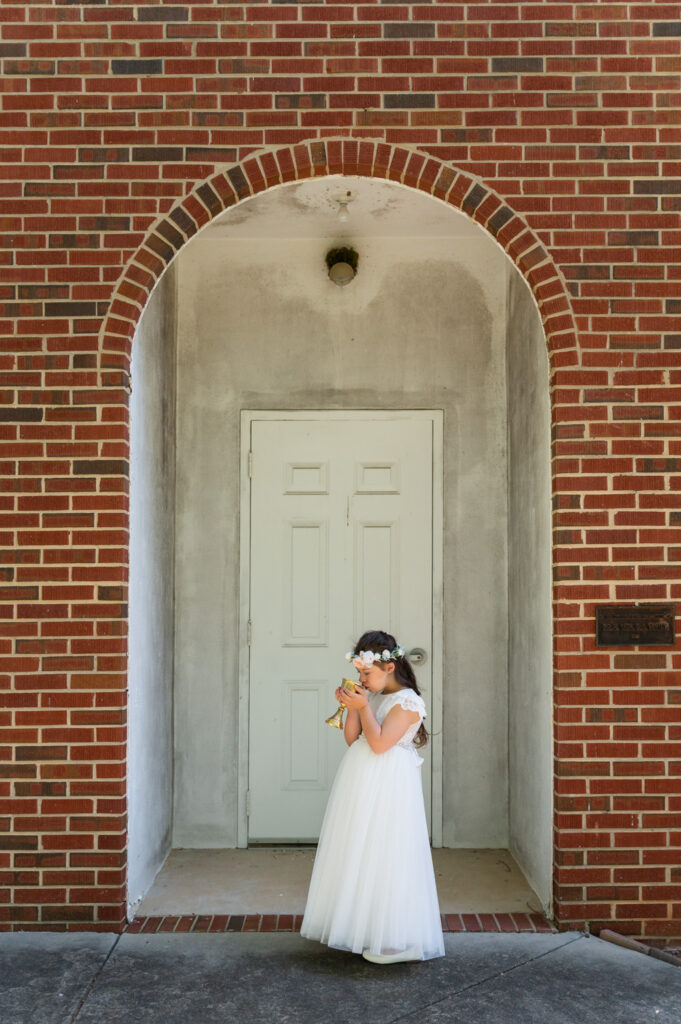 Communion girl, Down syndrome, special needs, faith, portrait, NC, North Carolina, Charlotte, Vanessa Guzzo Photography, Interview